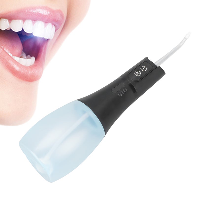 Cordless Dental Oral Irrigator Waterproof Whitening Large Capacity Oral Irrigator for Family ( White) - Image 5