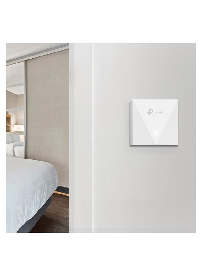 TP-LINK EAP650-Wall AX3000 WiFi 6 Wall Plate Access Point, Dual-Band 574 Mbps (2.4 GHz) & 2402 Mbps (5 GHz), 16 SSIDs, PoE, 100+ Clients, Cloud Management, Captive Portal, Mounting Kits White - Image 5