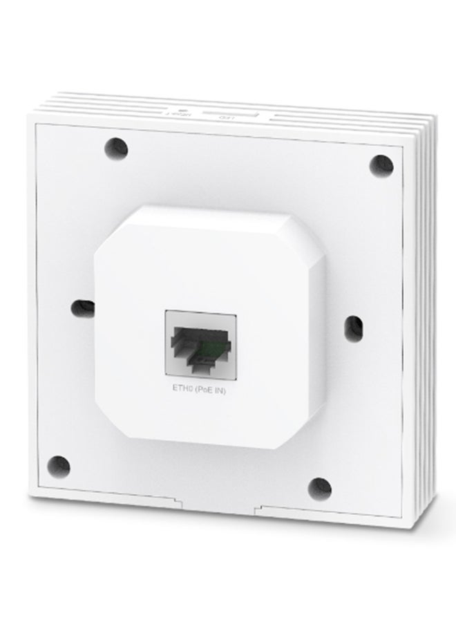 TP-LINK EAP650-Wall AX3000 WiFi 6 Wall Plate Access Point, Dual-Band 574 Mbps (2.4 GHz) & 2402 Mbps (5 GHz), 16 SSIDs, PoE, 100+ Clients, Cloud Management, Captive Portal, Mounting Kits White - Image 3