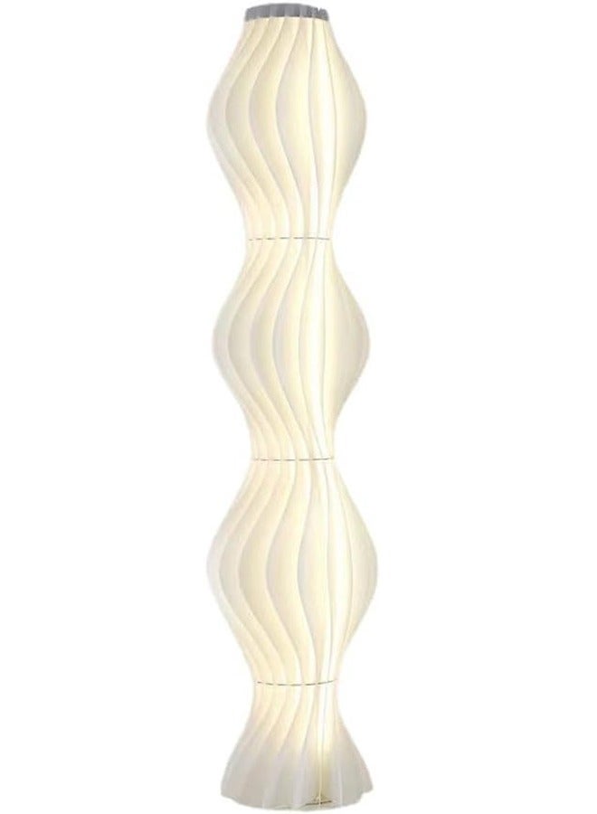 إيه تي إم مصباح أرضي واقف مصباح أريكة للمنزل والفندق والمكتب وغرفة المعيشة وغرفة النوم وديكور الإضاءة مصباح عمودي مع مفتاح دواسة الإمارات العربية المتحدة قابس LED بثلاثة ألوان قابلة للتعديل - Image 1