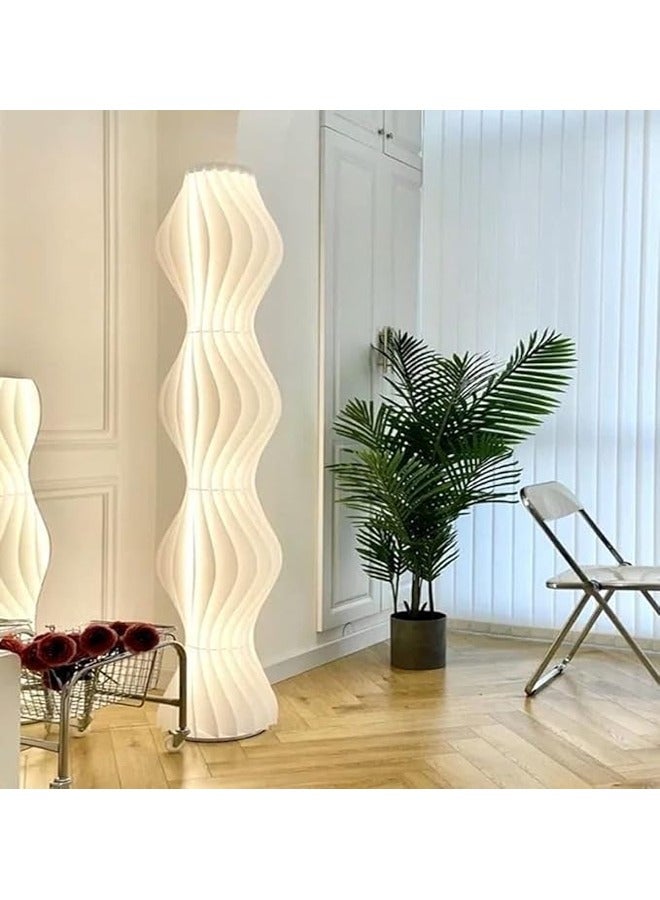 إيه تي إم مصباح أرضي واقف مصباح أريكة للمنزل والفندق والمكتب وغرفة المعيشة وغرفة النوم وديكور الإضاءة مصباح عمودي مع مفتاح دواسة الإمارات العربية المتحدة قابس LED بثلاثة ألوان قابلة للتعديل - Image 2