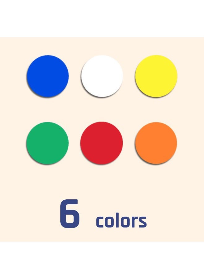 TownStix 960 Pieces - 1" Colored Dot Stickers, Garage/Yard Sale Price Stickers - 6 Colors - Image 4