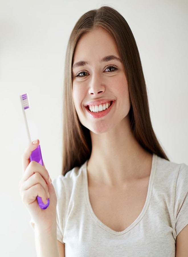 KUGUAN Travel Toothbrush Set Portable Foldable Toothbrush with Mini Toothpaste Soft Toothbrush for Travel Business Trip Camping Outdoor Activities Individually Packaged (1PCS) - Image 5