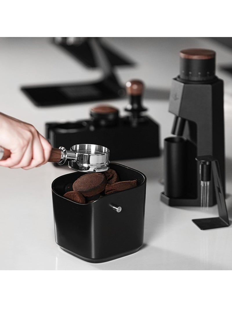 KASTWAVE Coffee Knock Box For Pouring Coffee Grounds 15 Cups 1.2L With Stainless Steel Bar and Anti-slip Pads Anti-impact Durable Espresso Accessorie  - Image 4