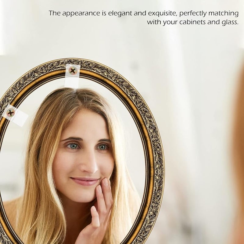 Tehaux 60 Pcs Transparent Glass Clamps For Cabinets Display Units And Bathrooms - Image 3