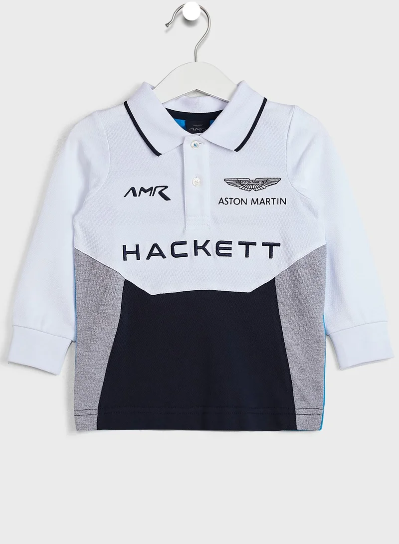 Hackett Youth Colour Block Polo