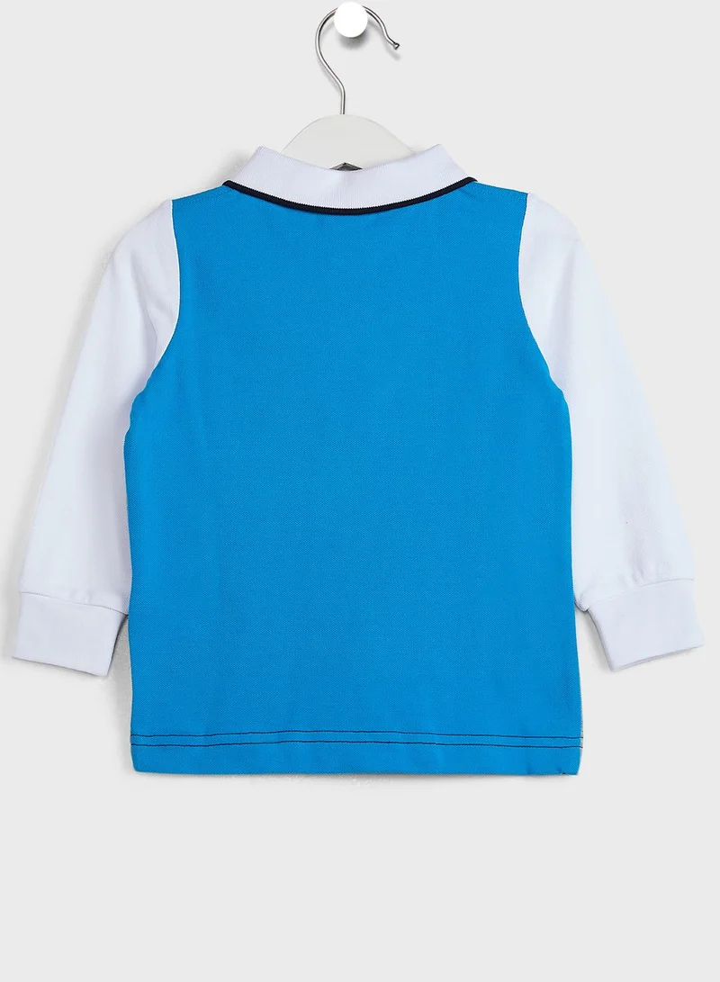 Hackett Youth Colour Block Polo
