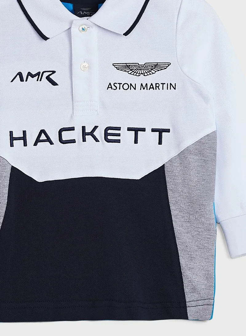 Hackett Youth Colour Block Polo