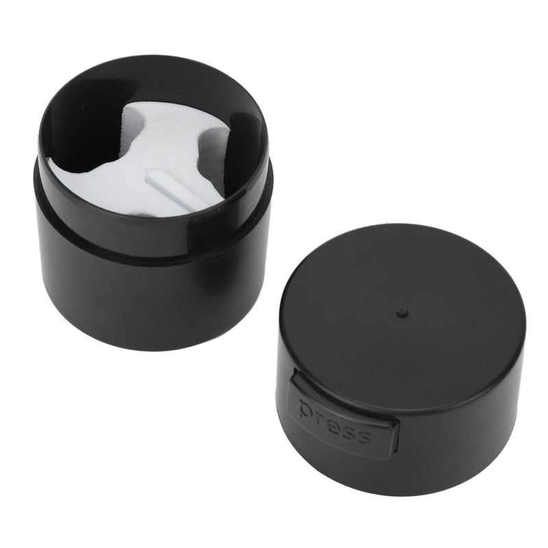 Eyelash Glue Storage Box Negative Pressure Large Capacity Lash Extension Adhesive Container Jar Black - Image 2