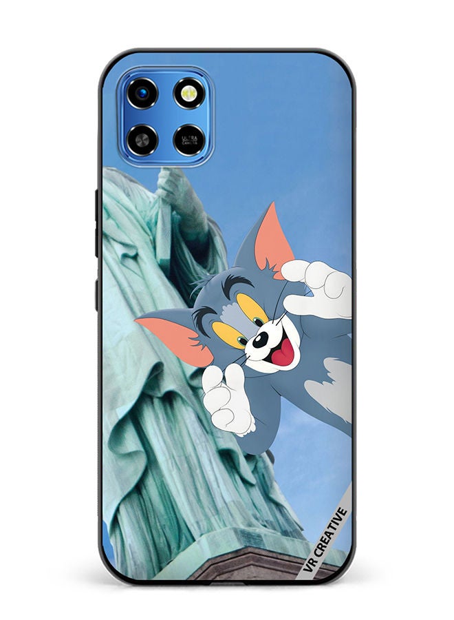 VR CREATIVE Protective Case Cover For Infinix Smart 6 HD Tom Design Multicolour - Image 1