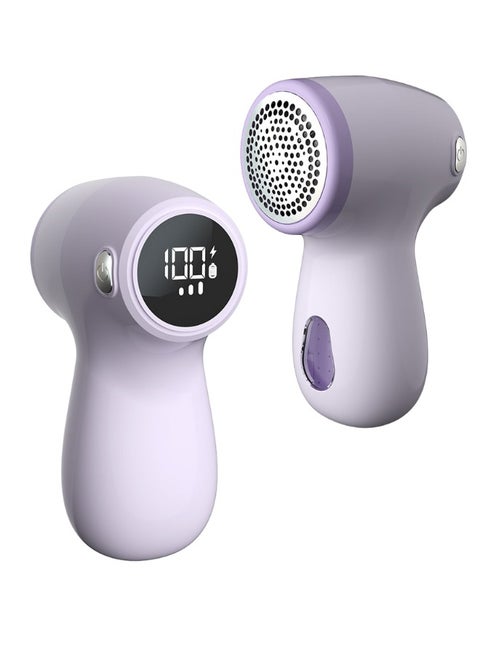 Portable Fabric Shaver, Lint Remover Rechargeable Sweater Defuzzer, Digital Display