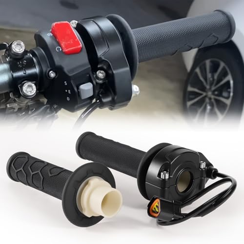 Kozlira Twist Throttle Grip Fit for Sur Ron Ultra Bee Electric Throttle Handle Assembly with Cable and Spare Right Handlebar Grip HighResponse Ebike Accelerator for Surron Electric Dirt Bike - Image 1