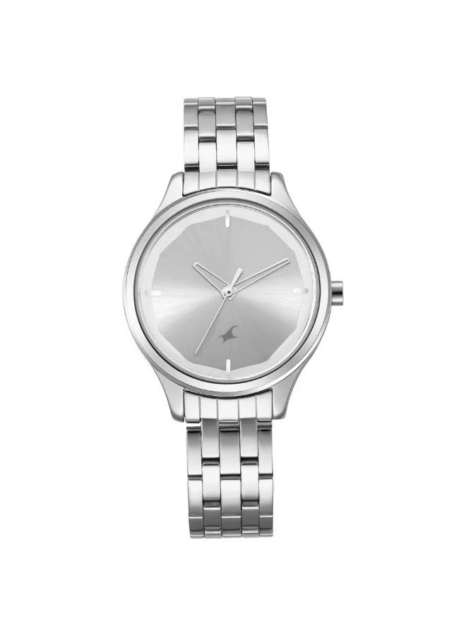fastrack ساعة يد معدنية دائرية أنالوج للنساء - 6248SM01 - 40 مم - Image 3