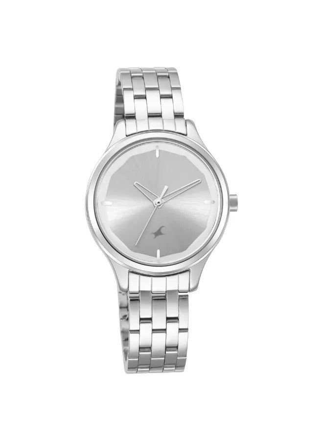 fastrack ساعة يد معدنية دائرية أنالوج للنساء - 6248SM01 - 40 مم - Image 2