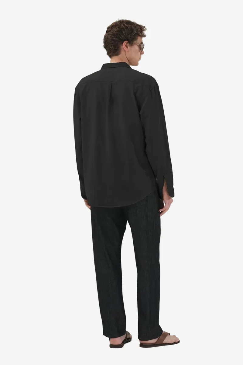 Giesto Black GIESTO Long Sleeve Button-Up Shirt for Men | Best Price UAE