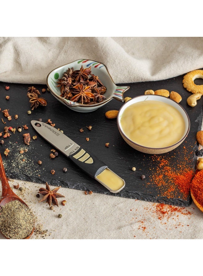 KitchenArt Pro Adjust-A-Teaspoon, Satin,Black - Image 2