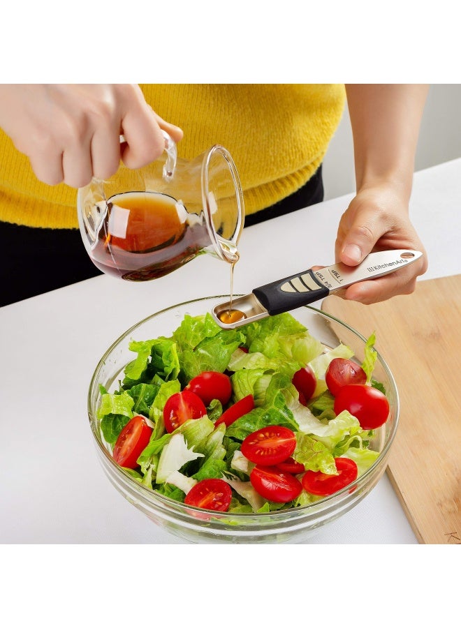 KitchenArt Pro Adjust-A-Teaspoon, Satin,Black - Image 3