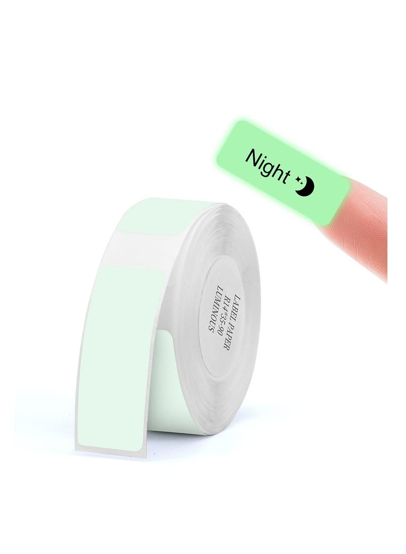 Excefore Labels Maker Tape, Waterproof Anti-Oil Scratch-Resistant Sticker, Compatible for D11 D110 D101 Printer Labels Stickers, Name Tag for Spice Jars Bottle - Image 1