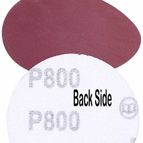 DIY Crafts Pack Of 5 Pcs, Grit # 800, 3" inch Sanding Sander Sandpaper # Grit Round Self Adhesive + Backer Pad + M 10 Drill Adopter Mu (Pack Of 5 Pcs, Grit # 800) - Image 5