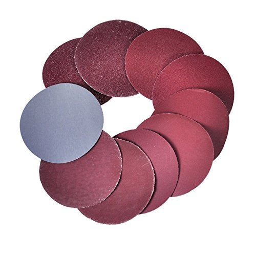 DIY Crafts Pack Of 5 Pcs, Grit # 800, 3" inch Sanding Sander Sandpaper # Grit Round Self Adhesive + Backer Pad + M 10 Drill Adopter Mu (Pack Of 5 Pcs, Grit # 800) - Image 2