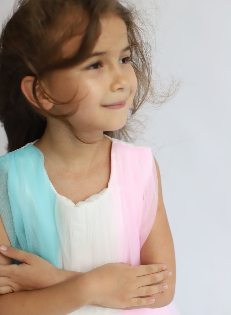 D'Daniela Pastel Tulle Dress - Image 2