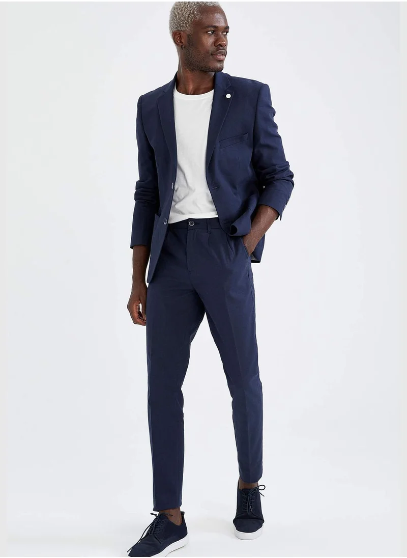 DeFacto Tailored Fit Basic Chino Trousers