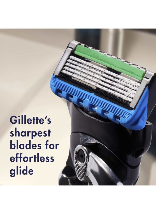 Gillette ProGlide Mens Razors 8 Razor Blade Refills Plus Gillette PURE Mens Soothing Shaving Cream with Aloe, 6 oz  - Image 3