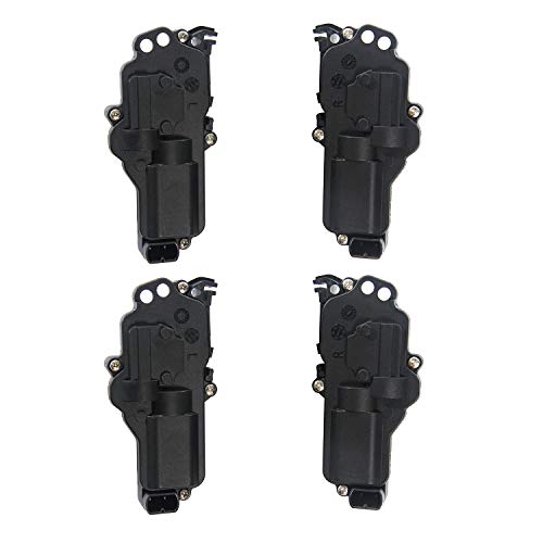 ATRACYPART مجموعة محركات قفل الأبواب الكهربائية مجموعة من 4 | بديل لفورد F150 F250 F350 F450 إكسبيديشن موستانج والمزيد | يحل محل# 6L3Z25218A43AA، 6L3Z25218A42AA - Image 1