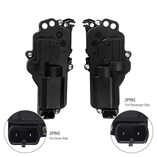 ATRACYPART مجموعة محركات قفل الأبواب الكهربائية مجموعة من 4 | بديل لفورد F150 F250 F350 F450 إكسبيديشن موستانج والمزيد | يحل محل# 6L3Z25218A43AA، 6L3Z25218A42AA - Image 4