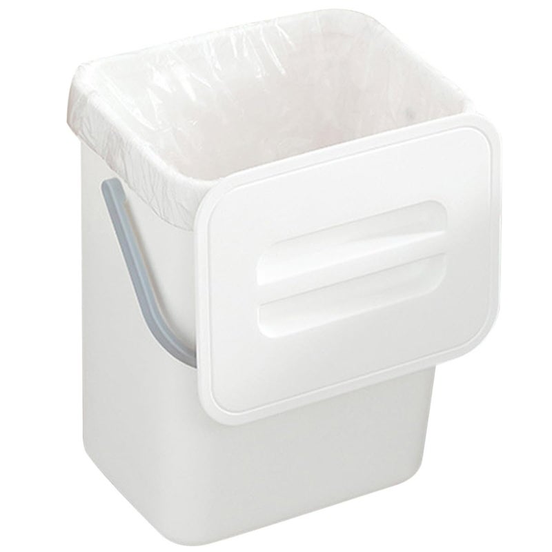 Global light sturdy raw material COHEALI Kitchen Garbage Can Wall-Mounted with Lid, Small Cabinet Door Trash Bin, Hanging Kitchen Waste Bin for Home Compost and Countertop Use Leakproof sealed - Image 1