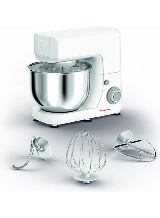 مولينكس Masterchef Essential Kitchen Machine, 4.8 L 800.0 W QA150110 White 4.8 L 800 W QA150110 white - Image 1