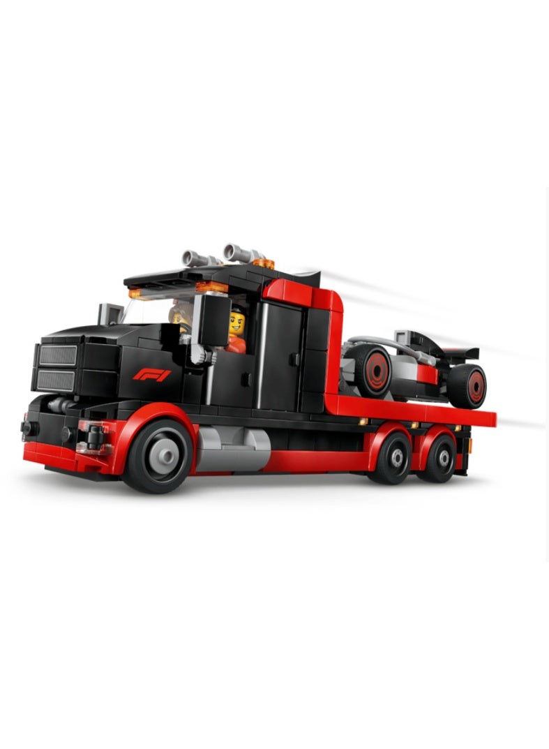 LEGO F1 Display Truck with Audi F1 Race Car Building Set - Image 3