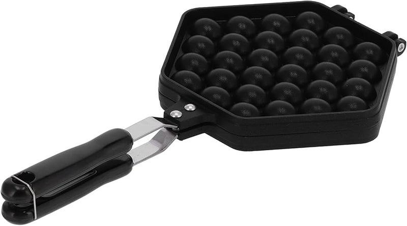 Non Stick Aluminium Alloy Egg Puff Maker Pan Kitchen Baking Tool Gadget - Image 2