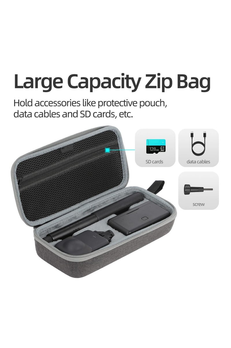 Carrying Case for DJI Osmo 360 Accessories, Portable Storage Bag Protective Travel Case for DJI Osmo 360 Camera - Image 4