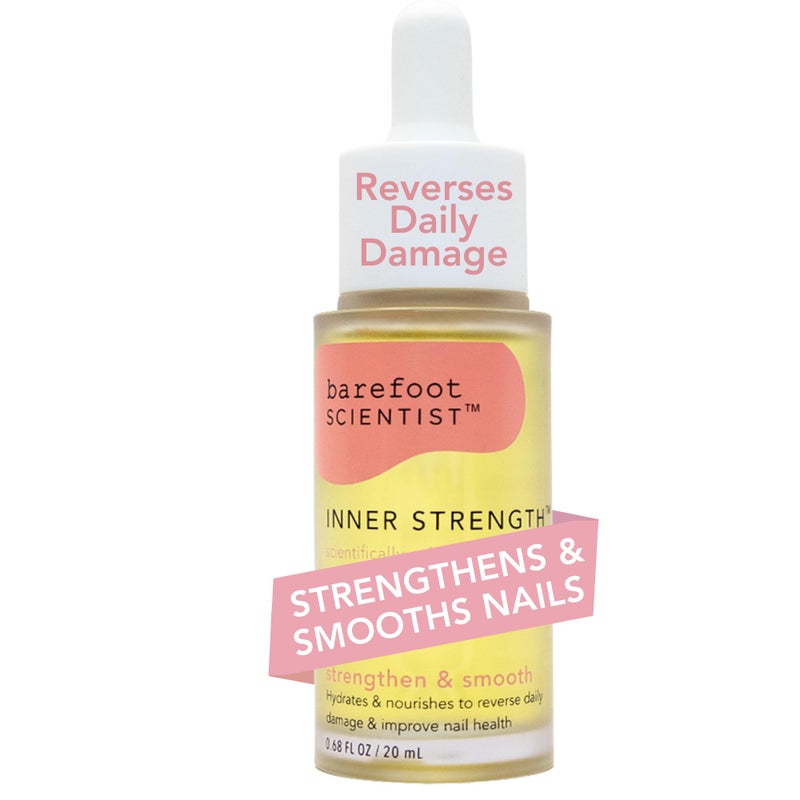 Barefoot Scientist Inner Strength Nail and Cuticle Renewal Drops AwardWinning Cuticle Oil for Fingernails and Toenails Clear 20 mL