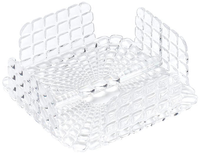 TIFFANY TABLE NAPKIN HOLDER TRANSPARENT 20 X 20 X H73CM 198700000
