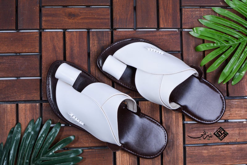 Eastern Sandal Zubairiya Naal | Made in Saudi Arabia | White Valley - Image 3