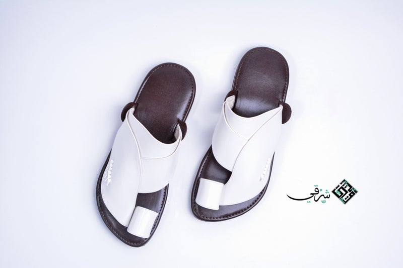 Eastern Sandal Zubairiya Naal | Made in Saudi Arabia | White Valley - Image 2