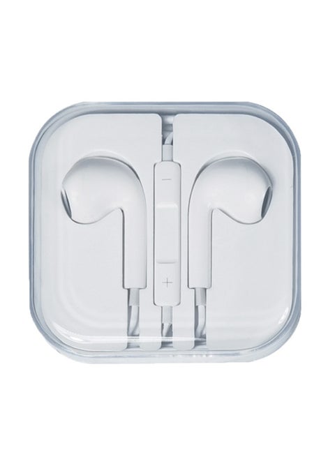 Wired Headset Suitable For Apple 4 Generation Headset Huawei Xiaomi TYPE-C In-ear Oppo Wired Headset-Color:Four Generations 3.5 Round Head Crystal Box