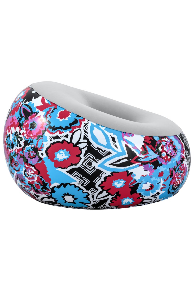 Bestway Bestway Floral Design Inflate-A-Chair 112x112x66cm | Air Chair | Inflatable Chair for Indoor & Outdoor  - Image 2