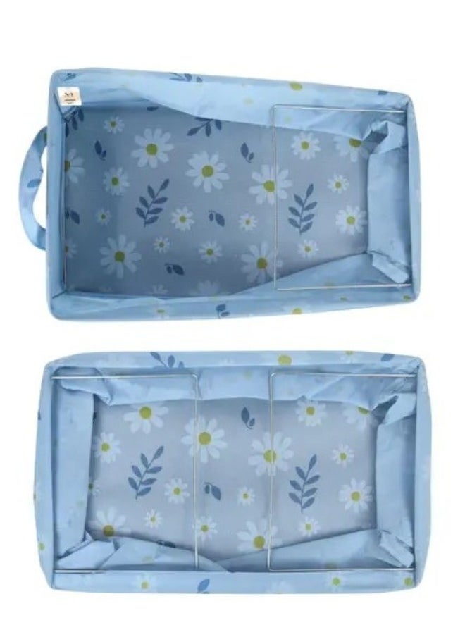 Generic Oxford Folding Storage Box for Organizing Clothes Towels Bed Linen 47*27*18cm  - Image 5