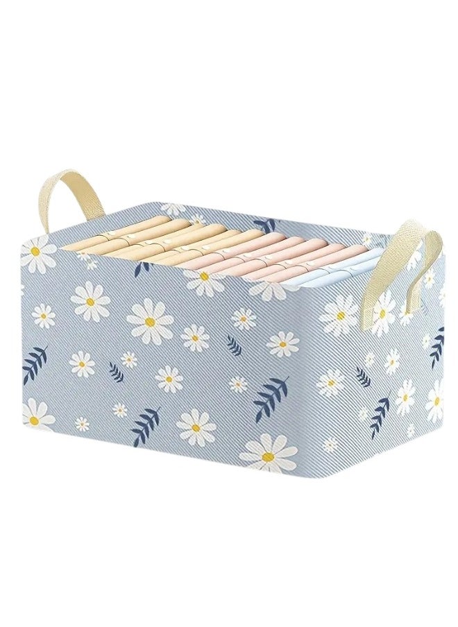 Generic Oxford Folding Storage Box for Organizing Clothes Towels Bed Linen 47*27*18cm  - Image 1