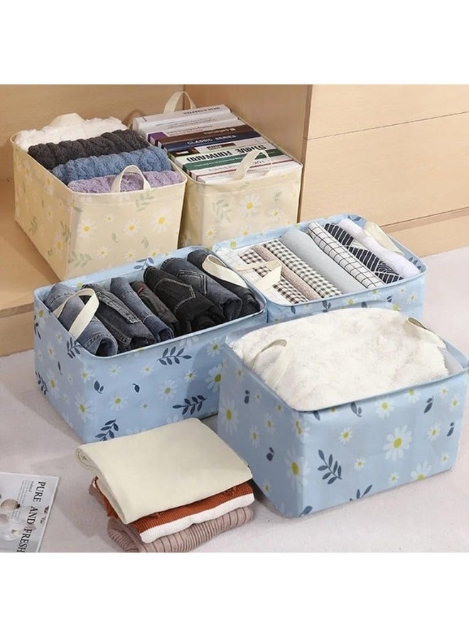 Generic Oxford Folding Storage Box for Organizing Clothes Towels Bed Linen 47*27*18cm  - Image 2