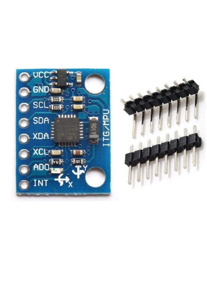 HiLetgo 3pcs GY-521 MPU-6050 MPU6050 3 Axis Accelerometer Gyroscope Module 6 DOF 6-axis Accelerometer Gyroscope Sensor Module 16 Bit AD Converter Data Output IIC I2C for Arduino - Image 2
