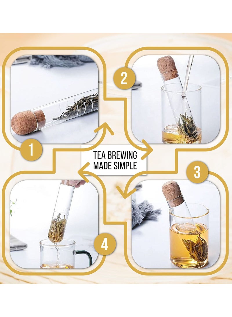 Excefore Tea Infuser, Clear And Modern Tea Strainer Ball Stainless Steel Extra Fine Mesh Tea Steeper Filter for Loose Leaf, Tea Flower, Tea Cup,Mug - Image 3