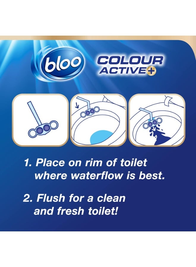 bloo Power Active Balls Bleach Advanced Rim Block With Cleaning Foam Anti Limescale Protection And Extra Freshness 50G - Image 4