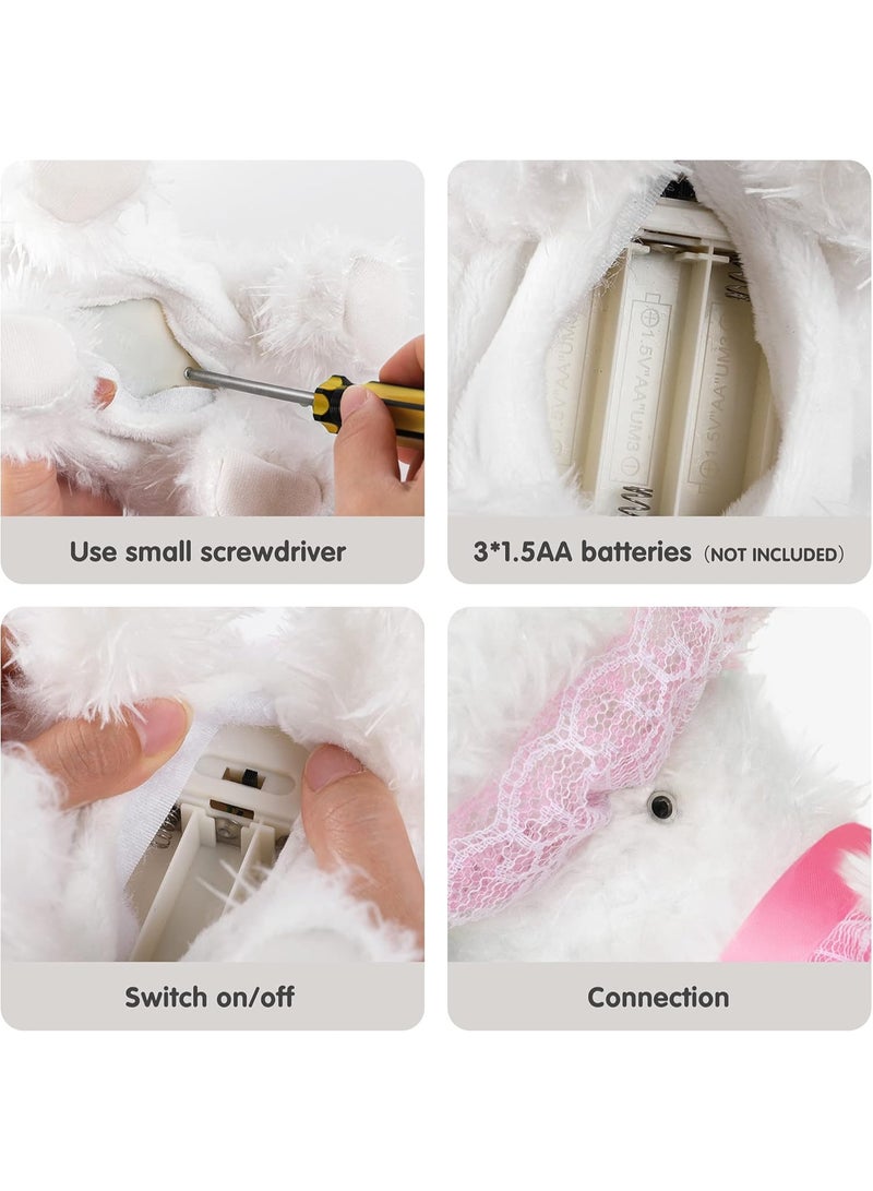 Soofam Walking Dog Toys for Kids Remote Control Plush Robot Dog Realistic Electronic Pets Dog Puppy,Walk and Bark on a Lead,Interactive Toy Dog for 3 4 5 6 7+ Years Old Girls Gift - Image 5