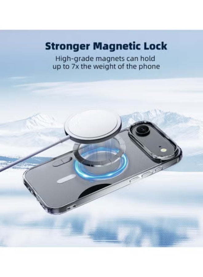 تايجر Crystal Clear Shockproof Phone Case Compatible with iPhone 17 Air – Slim Transparent Protective Cover with Wireless Charging Support, Anti-Yellowing, Scratch-Resistant & Durable Protection Shell - Image 3