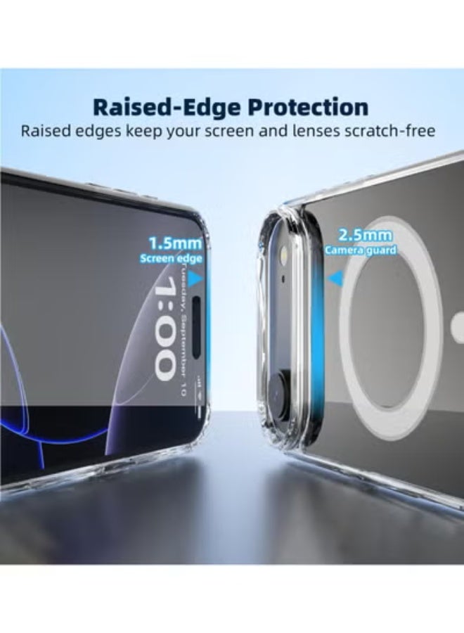 تايجر Crystal Clear Shockproof Phone Case Compatible with iPhone 17 Air – Slim Transparent Protective Cover with Wireless Charging Support, Anti-Yellowing, Scratch-Resistant & Durable Protection Shell - Image 5