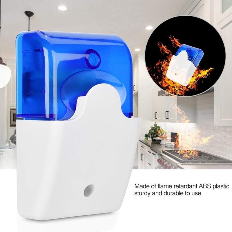 12V Wired Security Alarm Siren 110dB Audible Visual ABS Plastic Red Blue Color Options - Image 1